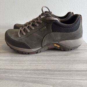 Dansko Paisley Brown Leather Waterproof Hiking Shoes Women's Size EU 36 US 5.5-6